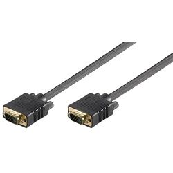 Goobay Full HD SVGA Monitorkabel, vergoldet - VGA-Stecker (15-polig) > VGA-Stecker (15-polig)