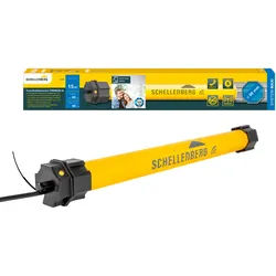 Rollladenmotor SCHELLENBERG "Premium, Rohrmotor mit Funk Endlageneinstellung", gelb, B:6,5cm L:62cm Ø:4,5cm, Kunststoff, Stahl, Rollladenmotoren, geeignet für 60 mm Rollladenwellen, Maxi, 40 Nm, Zugkraft 60 kg
