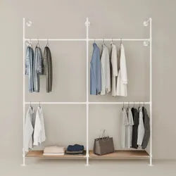 PAMO Kleiderstangensystem KIM DOUBLE 2 OAK