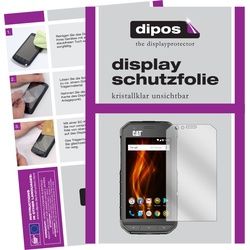 Dipos Displayschutzfolie Crystalclear (2 Stück, CAT S31), Smartphone Schutzfolie