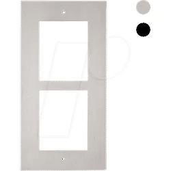 2N 9155012 - Frontblende für 2N Unterputzrahmen, nickel, 2-fach