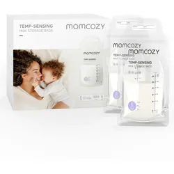 Momcozy Muttermilchaufbewahrungsbeutel , Transparent , 12x12x13 cm , Füttern, Stillen, Milchpumpen & Stillzubehör