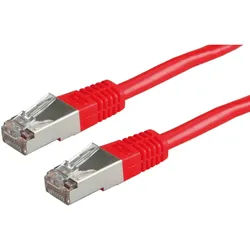 ROLINE Patchkabel Cat.5e (Class D) SF/UTP, rot, 0,5 m