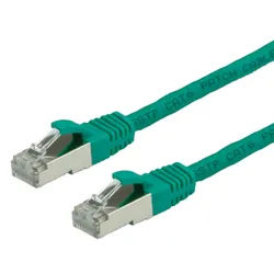 VALUE Patchkabel Cat.6 (Class E) S/FTP (PiMF), LSOH, grün, 1 m