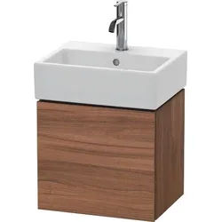 Duravit L-Cube Waschtischunterbau wandhängend Nussbaum Matt 434x341x400 mm - LC6245R7979 LC6245R7979