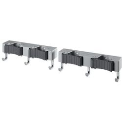 Metaltex Hang-up 4 Gerätehalter, Besenhalter für zwei Besen oder Putzgeräte mit rundem Stiel, 1 Packung = 2 Stück
