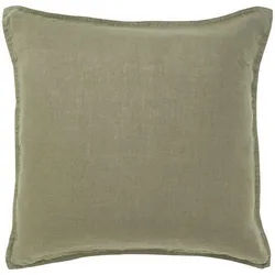 Xxxl Kissenhülle , Grün , Textil , Uni , 45x45 cm , Oeko-Tex® Standard 100 , Heimtextilien, Bezüge, Kissenbezüge