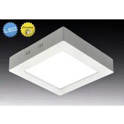 NÄVE LED-Aufbaupanel »Dimplex«, dimmbar, inkl. Leuchtmittel in warmweiß - weiss