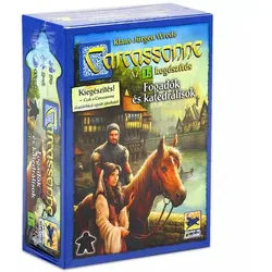 Carcassonne: Gasthäuser und Kathedralen - Erweiterung 1, auf Ungarisch.