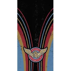 Rokker Blue Wings Multifunktionstuch, schwarz-rot für Männer