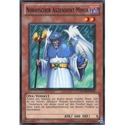 ReCollectibles Sammelkarte YuGiOh Karte Nordischer Aszendent Mimir deutsch, Yu-Gi-Oh! Karte STOR-DE018 Common weiß