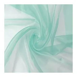 Event Kauf Stoff Organza Crystal Stoff Meterware, Breite 150 cm grün