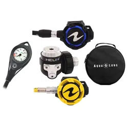 AquaLung Helix Atemreglerset mit Aqualung Finimeter
