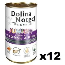 Dolina Noteci PREMIUM Junior reich an Kaninchenleber 12x400g