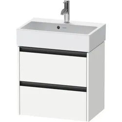Duravit Ketho.2 Waschtischunterbau wandhängend Weiß Matt 584x390x549 mm - K25273018180000 K25273018180000