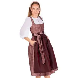 MarJo Dirndl Midi Dirndl 2tlg. - BIEBELRIED - bordeaux 44