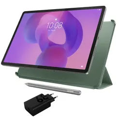 Lenovo Idea Tab Pro 8GB 256GB Wifi - Luna Grey + Pen, Charging Adaptor & Folio Green MediaTek Dimensity 8300 Prozessor 3,35 GHz , Android 15 or Later, 256 GB UFS 4.0, 12,7 Inch, Luna Grey