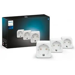 Philips Hue SmartPlug - schaltbare Steckdose - 3er Pack - weiß Smart-Home-Zubehör weiß