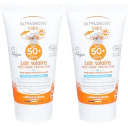 Alphanova® bébé Bio-Sonnenmilch für Babys LSF 50+