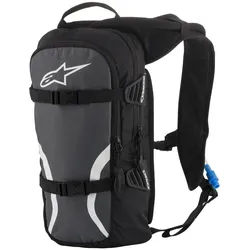 Alpinestars Iguana Hydration Rucksack, schwarz-weiss, Größe 6-10l für Männer