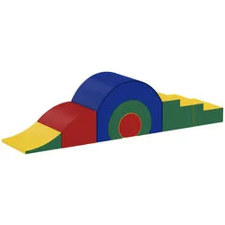 Aiyaplay Schaumstoff Bausteine Kinder 5 tlg. Klettern Softbausteine Riesenbausteine Bunt , Multicolor , Kunststoff , 39x181 cm , unisex , Freizeit & Co, Gartenspielzeug