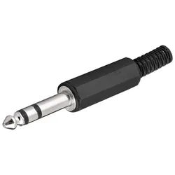 Goobay Klinkenstecker - 6,35 mm - stereo - 6,35-mm-Klinkenstecker (3-polig, stereo)