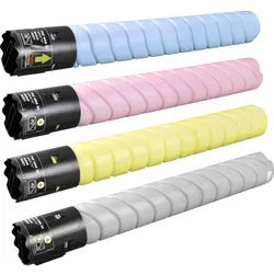 4 Kompatible Toner ersetzt Develop TN-321 Multipack KCMY