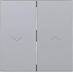 Hager WAW2001TA Wippe 2-fach mit Aufdruck Symbol 2x Pfeile, A.x/C.x, titan matt