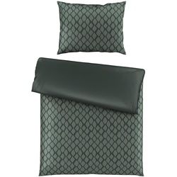 Dieter Knoll Bettwäsche , Grün , Textil , Abstraktes , 140x200 cm , Textiles Vertrauen - Oeko-Tex® , atmungsaktiv, schadstoffgeprüft , Heimtextilien, Bettwäsche & Leintücher, Bettwäsche, Satin-bettwäsche