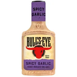 BULL'S-EYE Saucen, Bulls Eye Spicy Garlic cremige Chili Knoblauch BBQ Sauce 300ml