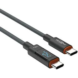 ANSMANN AG Ladekabel 200 cm USB Typ C mit bis zu 140 W Leistung USB-Kabel