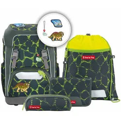 Step by Step GIANT Schulranzen-Set, 5-teilig Dino Tres