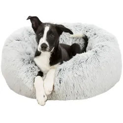 TRIXIE Hundebett Bett Harvey - weiß-schwarz - ø 50 cm schwarz 500 cm x 500 cm