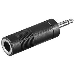 Goobay Kopfhörer-Adapter, AUX-Klinke 3,5 mm zu 6,35 mm - 1x 3,5-mm-Klinkenstecker (3-polig, stereo) > 1x 6,35-mm-Klinkenbuchse (3-polig, stereo)