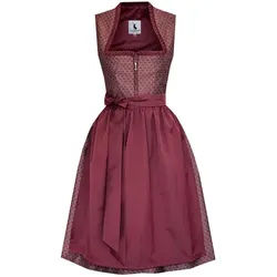 Alpenmärchen Dirndl Dirndl Liane in Rot - ALM1041 gelb 42