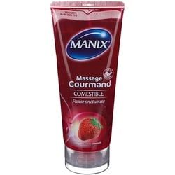 Manix® Essbares Erdbeer-Gourmet-Massage-Gel