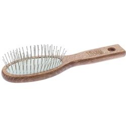 nippes Solingen Pneumatik-Bürste, klein oval, Buche braun, Kugelkopfstahlstiften Bürste 1 St Unisex