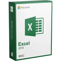 Microsoft Excel 2016 MAC