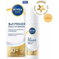 NIVEA SUN 2in1 PRIMER DAILY UV SERUM LSF50+ 30ml