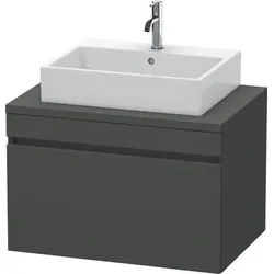 Duravit DuraStyle Konsolenwaschtischunterbau wandhängend Graphit Matt 800x548x512 mm - DS531204949 DS531204949