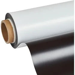 Magnetfolie zum Bedrucken, weiß 0.85 mm | 1070 mm | 10 m, Ferrit|PVC