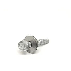 zauniversum® Zaunzubehör 10x Bohrschraube mit Dichtscheibe