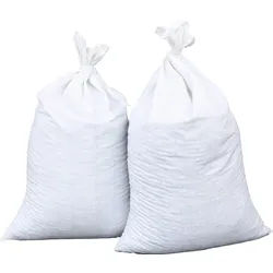 PP-Bändchengewebesäcke - 30 x 60 - weiß