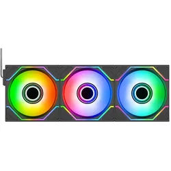 Thermaltake PC-Lüfter Hub SWAFAN INFINITY EX12 ARGB Sync 3Pack schwarz