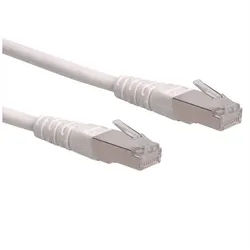 ROLINE Patchkabel Cat.6 (Class E) S/FTP (PiMF) LAN-Kabel, RJ-45 Männlich (Stecker), RJ-45 Männlich (Stecker) (700.0 cm) weiß