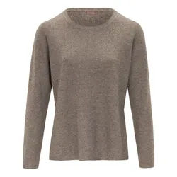 Le pull encolure ronde include beige
