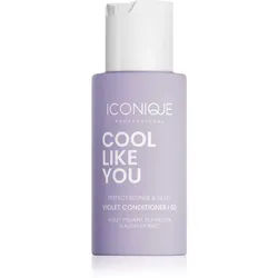 ICONIQUE Professional COOL LIKE YOU Perfect Blonde & Silver Violet Conditioner neutralisiert gelbe Verfärbungen 70 ml