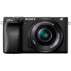Sony Alpha 6400 + 16-50mm Objektiv Kompaktkamera (24,2 MP, Bluetooth) schwarz