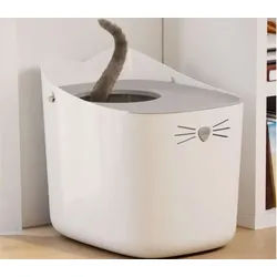 Hagen Pixi Box, Katzentoilette, grau, 48 x 41 x 52 cm