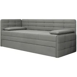 Mirjan24 Jugendbett Sand , Grau , Kunststoff , Rechteckig , 162x189 cm , Babymöbel & Kindermöbel, Kinderzimmer & Jugendzimmer, Kinderbetten, Kinderbetten & Jugendbetten